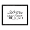 As For Me And My House - Horz. - Joshua 24:15