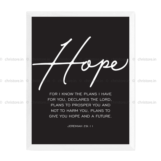 Faith Hope Love Black Series: Hope - 1 Corinthians 13:13