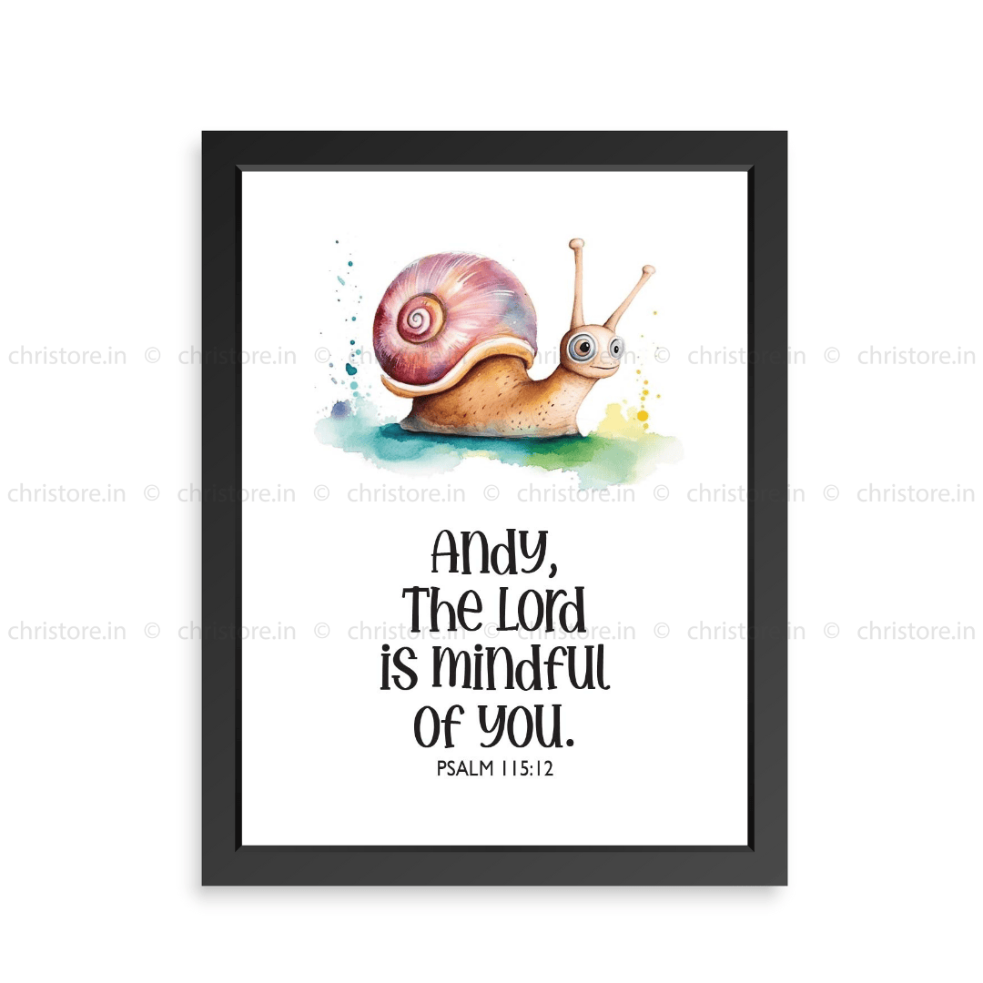 Kids: The LORD has been Mindful of Us - Psalm 115:12 - Personalized