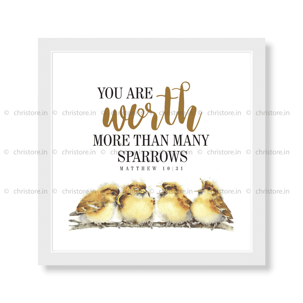 You Are Worth More Than Many Sparrows - Matthew 10:31