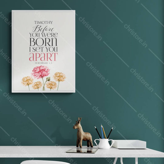 Before You Were Born - Jeremiah 1:5 - Personalized