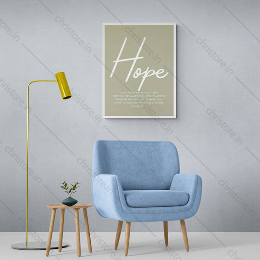 Faith Hope Love Color Series: Hope - 1 Corinthians 13:13