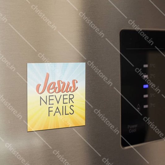 Jesus Never Fails - Christian Quote