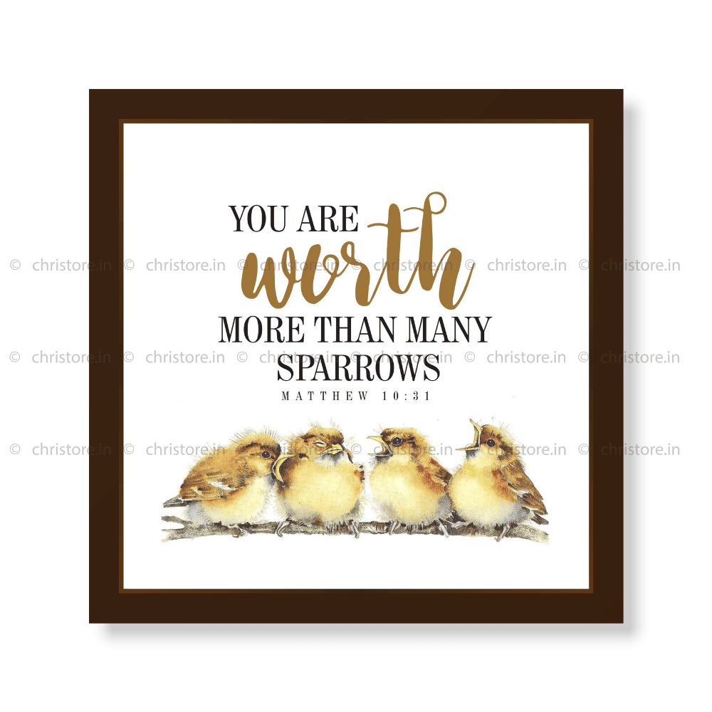 You Are Worth More Than Many Sparrows - Matthew 10:31