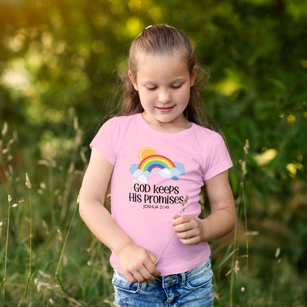 "God Keeps His Promises" Kids' T-Shirt - Joshua 21:45