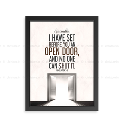 Open Door - Revelation 3:8 - Personalized