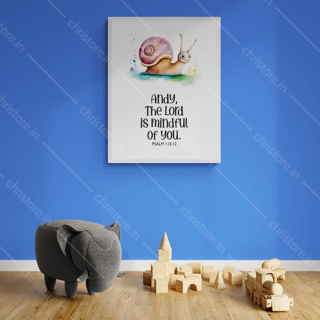 Kids: The LORD has been Mindful of Us - Psalm 115:12 - Personalized