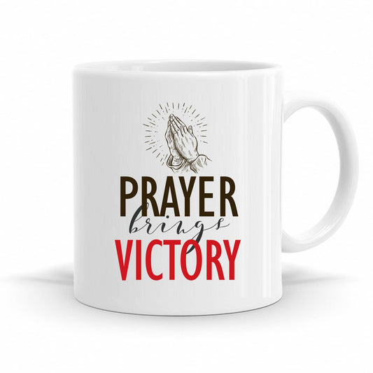 Prayer Bring Victory - Christian Quote